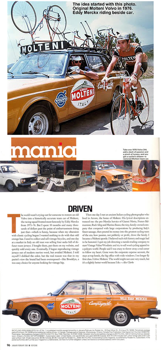 Illustration for article titled Molteni Volvo project.